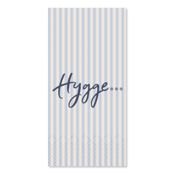 Napkin w. hygge & grain sack stripes