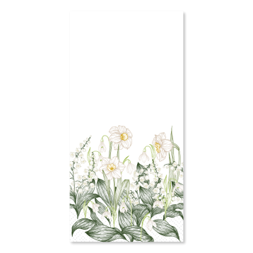 Serviet m. blomster