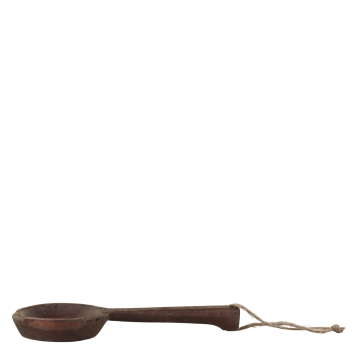 Grimaud Spoon w. handle & jute string for deco