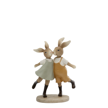 Rabbits w. dress & pants