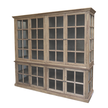 Marseille Display Cabinet w. 8 doors & shelves