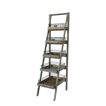 Shelving Unit w. 5 shelves and baskets