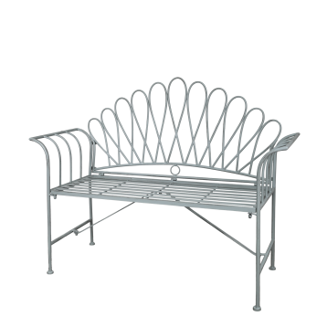 Bench w. curved back