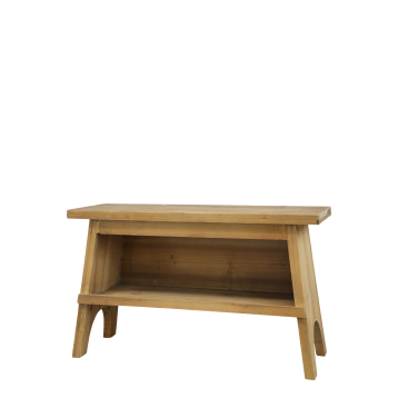 Bench w. shelf