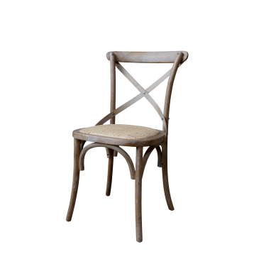 French Chair w. wicker seat