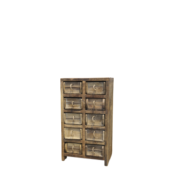 Grimaud Chest of Drawers w. 10 brick moulds