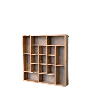 Shelf w. compartments