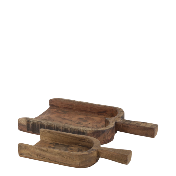 Grimaud Plateau avec poignée set de 2