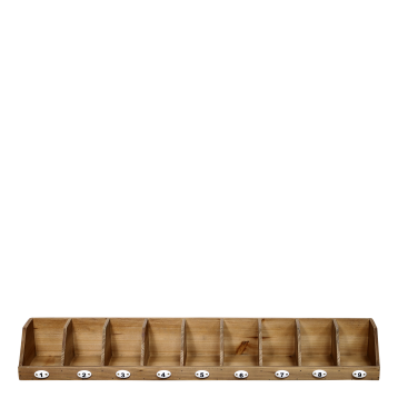 Sortierregal mit 9 Fächern