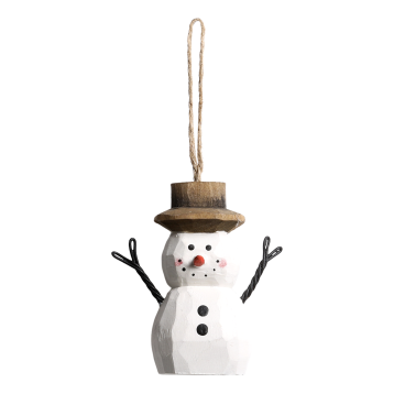 Vintage Bonhomme de neige pour suspension