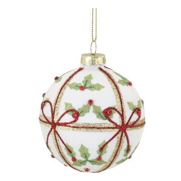 Christmas Bauble w. bow