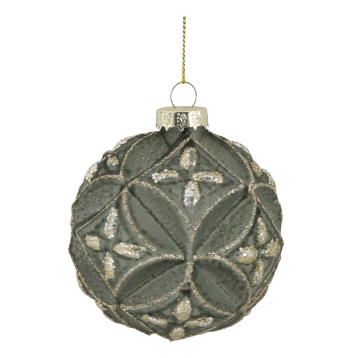 Christmas Bauble w. glitter