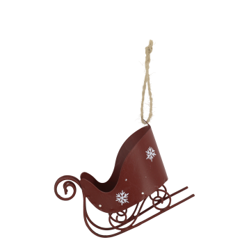 Vintage Sleigh w. snowflakes