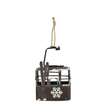 Vintage Skilift m. snefnug