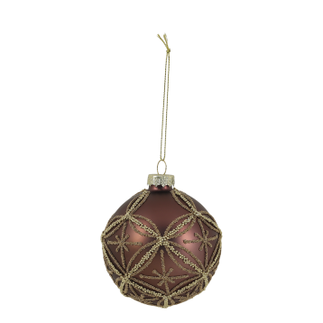 Julekugle m. mønster