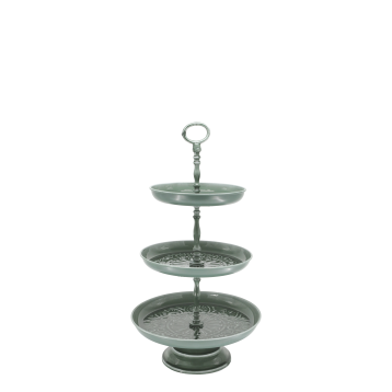 Presentoir à gâteaux avec 3 plats