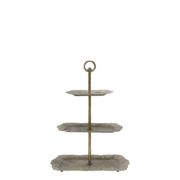 Presentoir à gâteaux avec 3 plats