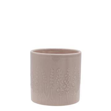 Fayence Skjuler m. blomster