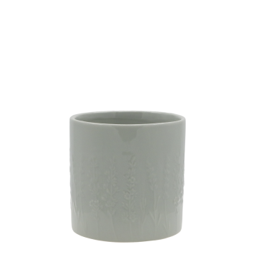 Fayence Cache-pot a. fleurs