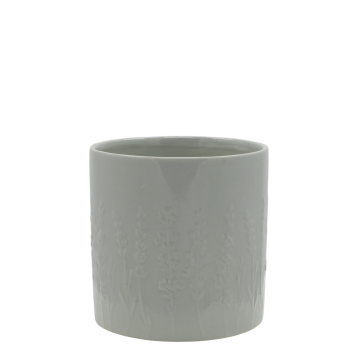 Fayence Cache-pot a. fleurs