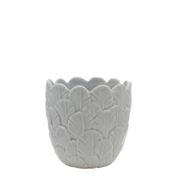 Fayence Cache-pot a. fleurs