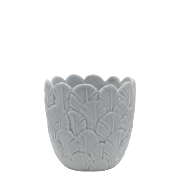 Fayence Cache-pot a. fleurs