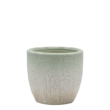 Fayence Planter w. pattern