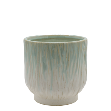 Fayence Planter w. pattern