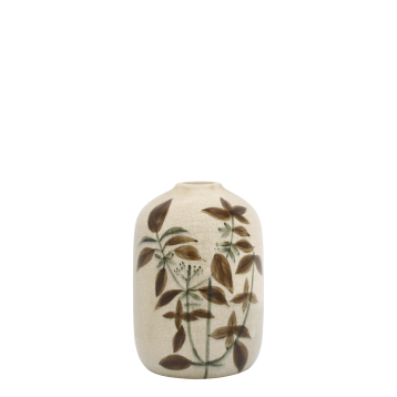 Vase avec motif florale