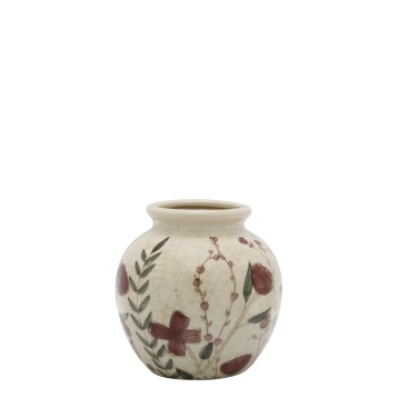 Vase avec motif florale