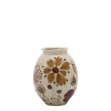 Vase avec motif florale