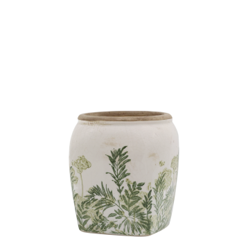 Laval Planter w. floral print