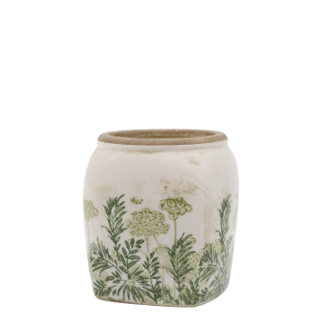 Laval Planter w. floral print