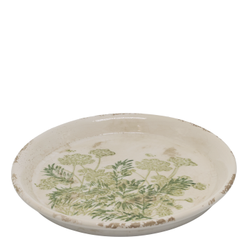 Laval Tablett Blumendruck