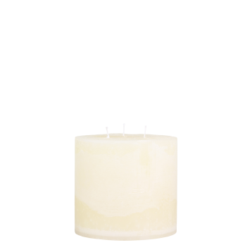 Macon Stumpenkerze rustikale mit 3 Dochten 80 Std.