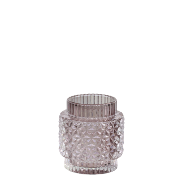 Fyrfadsstage m. mønster