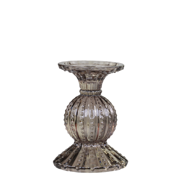 Candlestick w. pearl edge