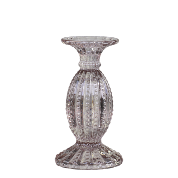 Candlestick w. pearl edge