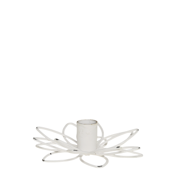 Candlestick flower for taper candle