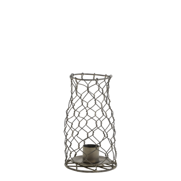 Candlestick w. fil de fer