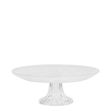 Aufsatz in Glas m. Muster