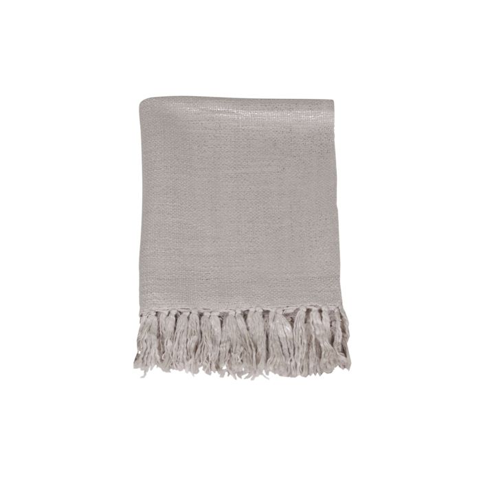 Plaid m. Champagner Weben