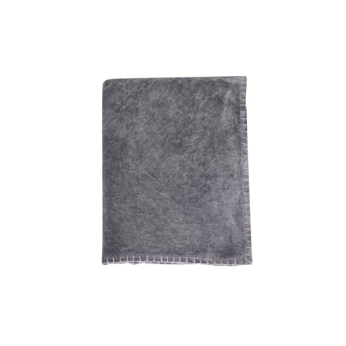 Fransk velour Plaid m. stikninger