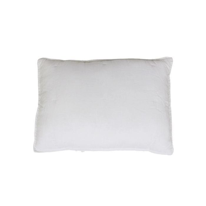 Pude m. stikninger 100% bomuld