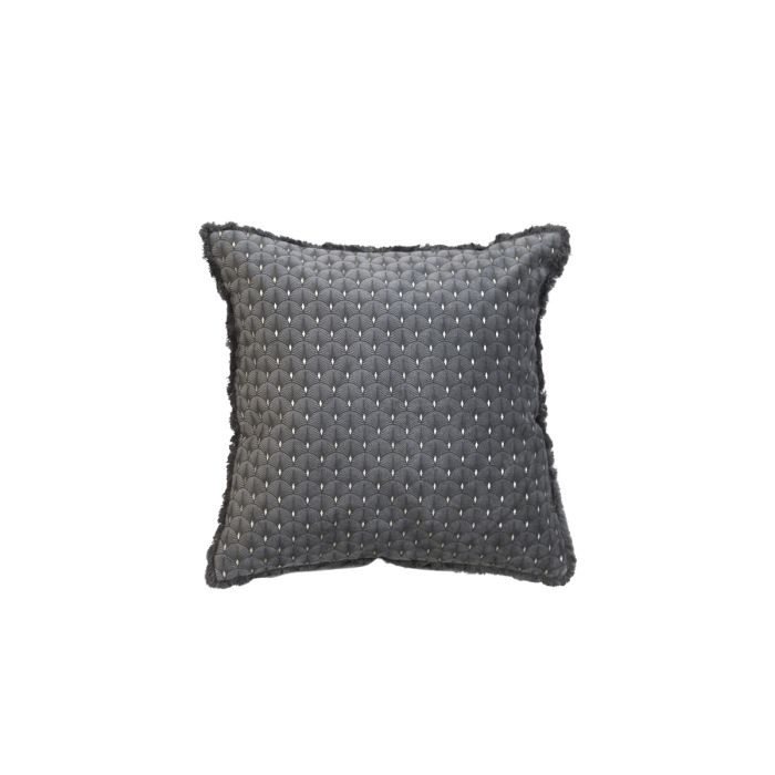 Moulin Cushion velour w. gold & fringes