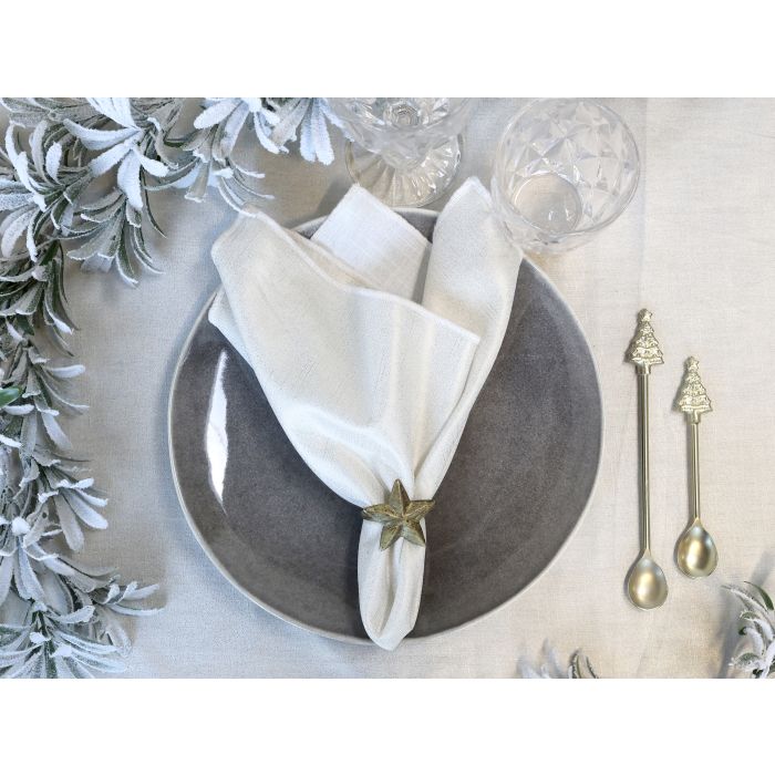 Stofserviet m. guldprint sæt af 4