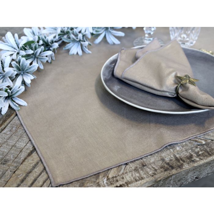 Bordløber m. guldprint