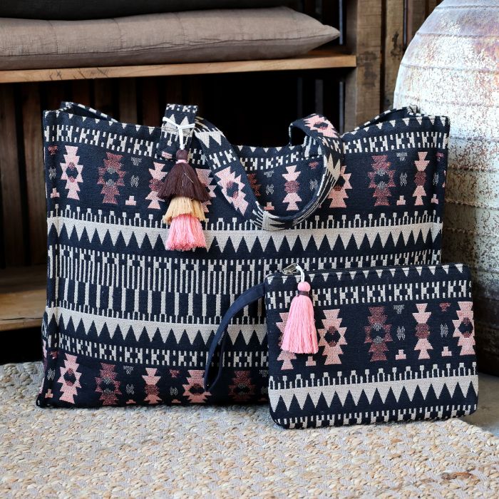 Sens Shopper jacquardvævet