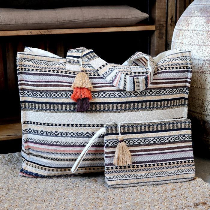 Sens Shopper jacquardvævet