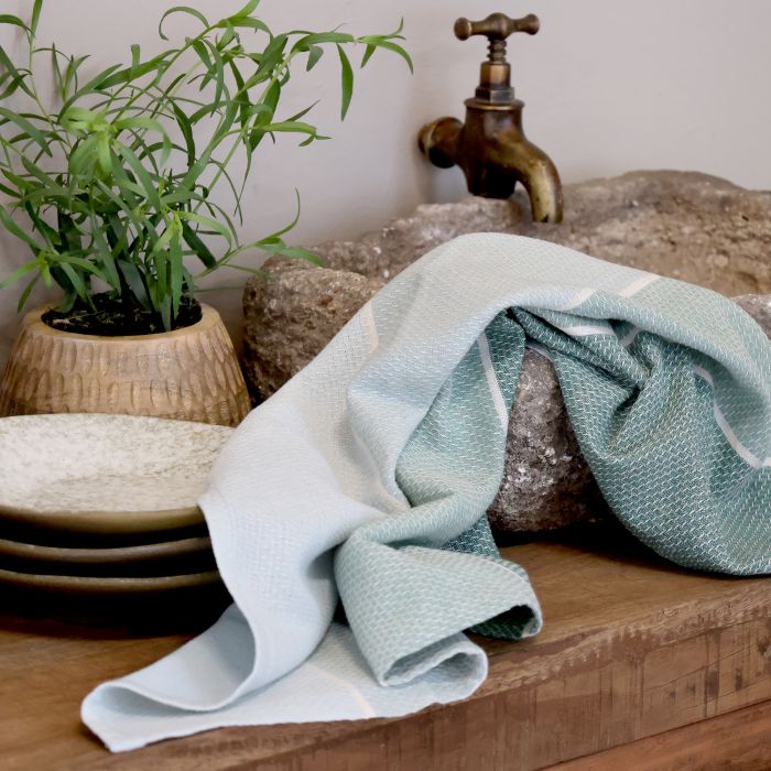 Aix Geschirrtuch mit Streifen